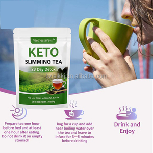 Herbal Fit Flat <span class=keywords><strong>Keto</strong></span> Diet Detox Bolsas de té Peso Delgado Quema de grasa Vientre Adelgazante Té para quemar grasa - Product Image 3