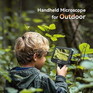 Microscopio Digitale Elikliv Coin per Adulti, Schermo LCD 43'', Ingrandimento 1000x, 8 Luci LED Regolabili, Compatibile con PC Windows/MacBook EDM4 - Product Image 6