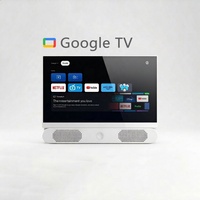 Televisor LCD Full HD de 24 pulgadas portátil blanco |   Televisor Inteligente con Batería de 10000mAh |   Monitor LED Inalámbrico Pequeño con Altavoz Integrado para