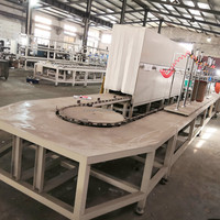 Filter udara Multi stasiun otomatis, jalur produksi Oven penyembuhan tipe terowongan meja putar/Oven pengering industri