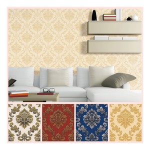 Nuevo papel pintado de la decoración del hogar del pvc de los diseños 3d, papel pintado colorido interior rueda <span class=keywords><strong>en</strong></span> la acción - Product Image 2