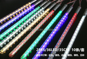 크리스마스 야외 실내 바 펍 레스토랑 장식 스트링 라이트 50cm <span class=keywords><strong>LED</strong></span> 방수 스트립 샤워 비 유성 튜브 조명 - Product Image 5