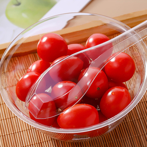 Wholesale <strong>Round</strong> PS Clear Hard Disposable Take Away Salad Dessert Fruit Food <strong>Plastic</strong> <strong>Bowl</strong> - Product Image 6