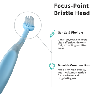 Lot de 4 brosses à dents à touffe unique souple Brosse interdentaire pour appareils orthodontiques Implants Ponts Nettoyage des - Product Image 4