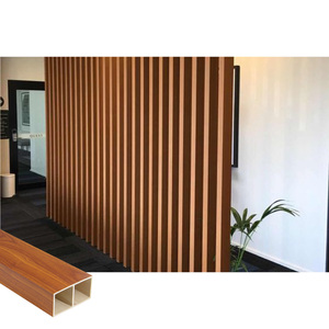 COOWIN WPC/PVC <span class=keywords><strong>legno</strong></span> e plastica composito divisorio <span class=keywords><strong>in</strong></span> <span class=keywords><strong>legno</strong></span> decorazione tubo Screening Design 100*50mm - Product Image 1