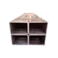 Tube rectangulaire en acier au carbone pour structure de serre, tube rectangulaire noir soudé, usage agricole