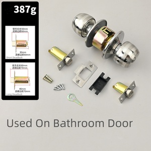 Chất lượng cao giá rẻ giá thấp thép không gỉ bóng hình dạng cửa phòng tắm đồ nội thất xây dựng phòng ngủ cửa xử lý khóa - Product Image 5