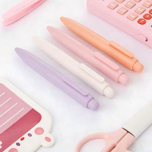 Promotional Plastic Ballpoint <b>Pens</b> Wholesale <b>Multi</b>-<b>color</b> Kawaii Ballpoint <b>Pens</b> with Custom logo for Corporate Event Gifts - Product Image 4