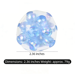 Jouet anti-stress créatif en perles colorées, boule perlée façonnable faite à la main, plateau de rangement pour fil, pour les 14 ans et plus - Product Image 2