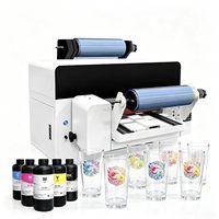 Imprimante UV DTF A3 XP600 DX7 avec garantie de qualité pour enveloppes de stylos, imprimante jet d'encre pour autocollants de transfert UV, imprimante UV DTF à motifs brillants