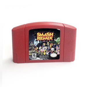 <span class=keywords><strong>SMASH</strong></span> <span class=keywords><strong>REMIX</strong></span> EE. UU. Versión Inglés N64 Retro Consolas de videojuegos Cartucho de juego de 64 bits para N64 - Product Image 1