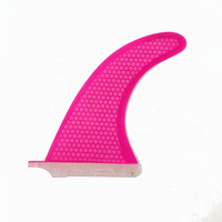 Aileron simple pour longboard, base US, en fibre de verre alvéolée, pour planche de surf et SUP, 8" 9" 10" OEM