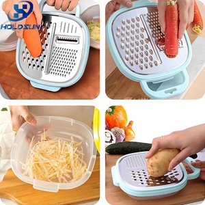 Accessoires de cuisine multifonctionnels personnalisés, zeste de citron manuel, éplucheur de légumes, râpe japonaise avec boîte de rangement - Product Image 5