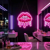 Großhandel Lippen Neon-Schild Sexy Kuss Mund LED Neonlicht