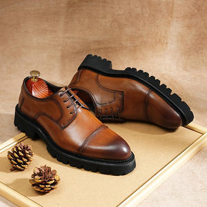 รองเท้าบูทกันน้ำสไตล์ใหม่สำหรับฤดูหนาว คลาสสิก ใช้งานได้หลากหลาย ลำลอง หุ้มข้อสูง สำหรับกิจกรรมกลางแจ้ง ทำงาน ผู้ชาย หนังแท้ เพิ่มความสูง รองเท้ากีฬา - Product Image 2