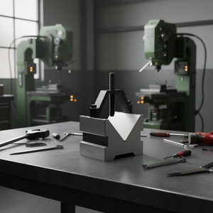 Fervi - Soporte de Prisma de 90 Grados, 4x3x3 Pulgadas, Herramienta de Sujeción para Mecanizado de Precisión - Product Image 3