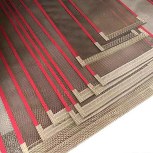 Hoge Kwaliteit Groothandel Food Grade Transportband Ptfe Gecoate Glasvezel Teflonning Mesh Riem - Product Image 5