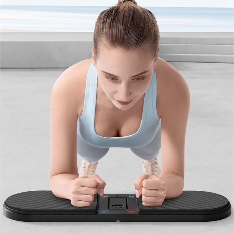 Portable Metal Push-Up Board – Multifunction Home Workout Equipment for Full Body Strength Training | Fitness Exercise Board for Men, Women & Teens - View 3