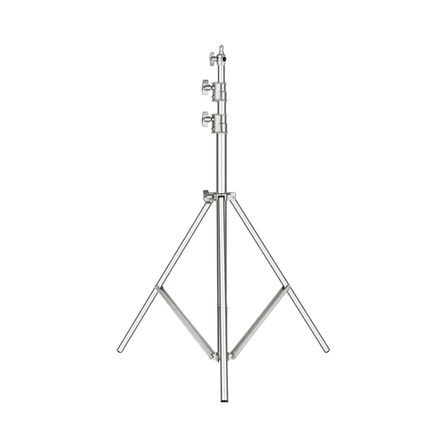 Neewer 118"/3m Stainless Steel Light Stand, Spring Cushioned Heavy Duty Photography Tripod Stand With 1/4 to 3/8 Universal