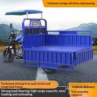 Tricycle motorisé à essence, véhicule utilitaire ouvert, refroidissement liquide, 111-150cc, haute capacité de charge, 70 km/h, transfrontalier 3C