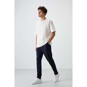 Survêtement en coton bleu marine Off White pour homme, coupe ample, décontracté, respirant, 420 g/m² - Product Image 3