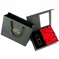 Fleurs de Savon en Pétales de Rose Décoratives, Cadeau de Saint-Valentin en Gros, Idéal pour la Fête des Mères