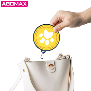 Tazón de Viaje Personalizado para Mascotas, Tazón Doble Plegable y Portátil para Perros, Tazones Elevados Plegables para Comida de Gatos - Product Image 3