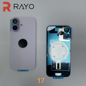 <span class=keywords><strong>Remplacement</strong></span> de la <span class=keywords><strong>vitre</strong></span> arrière RAYO OEM pour <span class=keywords><strong>iPhone</strong></span> 16 Plus 16 Pro Max, verre arrière avec cadre, plaque métallique et anneau magnétique - Product Image 2