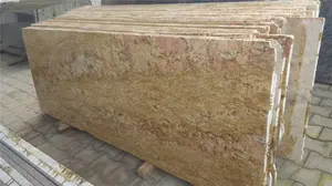 Lempengan Meja Granit Poles 2Cm Granit Emas Imperial Murah