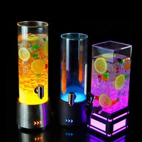 Kustom klub pesta Restoran 3L Led es tabung tap minuman jus minuman Dispenser draft bir anggur menara
