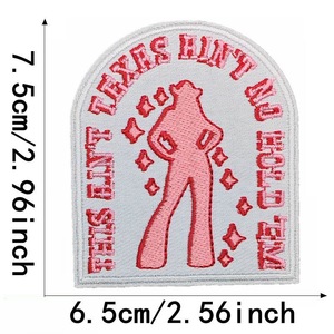 Brodé fer sur Howdy Cowboy j'aime les papas Cowgirl Patch juste <span class=keywords><strong>une</strong></span> fille patchs pour vêtements chapeau sac décoration - Product Image 6