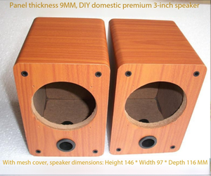Cassa Vuota per Altoparlante in Legno da 3 Pollici, Contenitore Fai-da-te per <span class=keywords><strong>Amplificatore</strong></span> Audio, Altoparlante HIFI per Casa, Scatola in Legno per Altoparlante (1 Pezzo) - Product Image 4