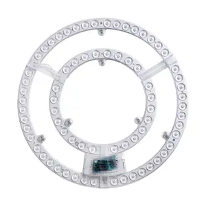 LED round Ceiling Lamp with Wick Light Source Transformation AC Powered PC Body Wick Replacement Plate and Lanterns Modules