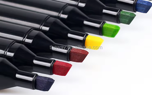 80 Màu Kép <span class=keywords><strong>Tip</strong></span> Nghệ Thuật Bút Đánh Dấu Loạt Cổ Điển Rượu Cảm Thấy Vĩnh Viễn Đánh Dấu Pastel Highlighter Lỏng Bao Bì - Product Image 3