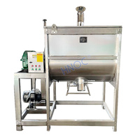 Mélangeur horizontal de type ruban pour la poudre de lavage Savon industriel Lait minéral en poudre 1 tonne Mix Blender