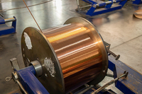 Flachkupferdraht 120-240 ℃   Klasse für transformatorveredelte flache Kupferleiter für Elektroanlagen