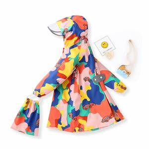 Impermeable Infantil Personalizado con Poncho para Mochila, Ecológico, de una Pieza, Largo, para Bebés y Niños Pequeños y Medianos - Product Image 5
