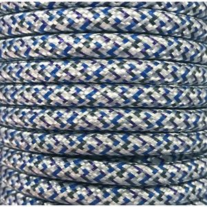 Cavo tessile da 25m, colore blu brillante, ideale per la decorazione e la personalizzazione di spazi e illuminazione. - Product Image 2