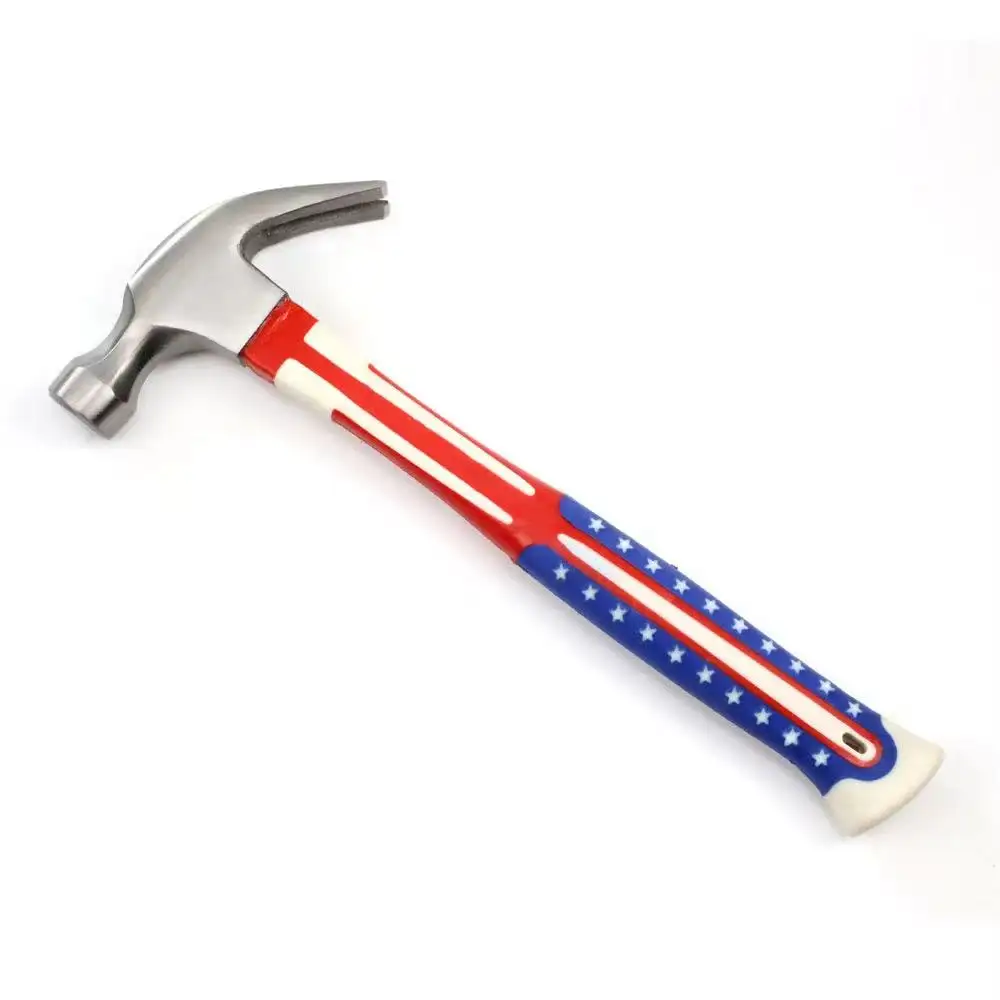 american type nail tools one piece forged machine carbon steel claw hammer