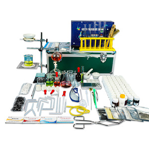 Ensemble complet de réactifs et de verrerie pour expériences de chimie pour les collèges, les écoles primaires et les lycées - Product Image 2