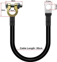 Benutzer definierte 35 Square Automotive Kabelbaum 2awg rote und schwarze Kupfer Autobatterie Verbindungs linie