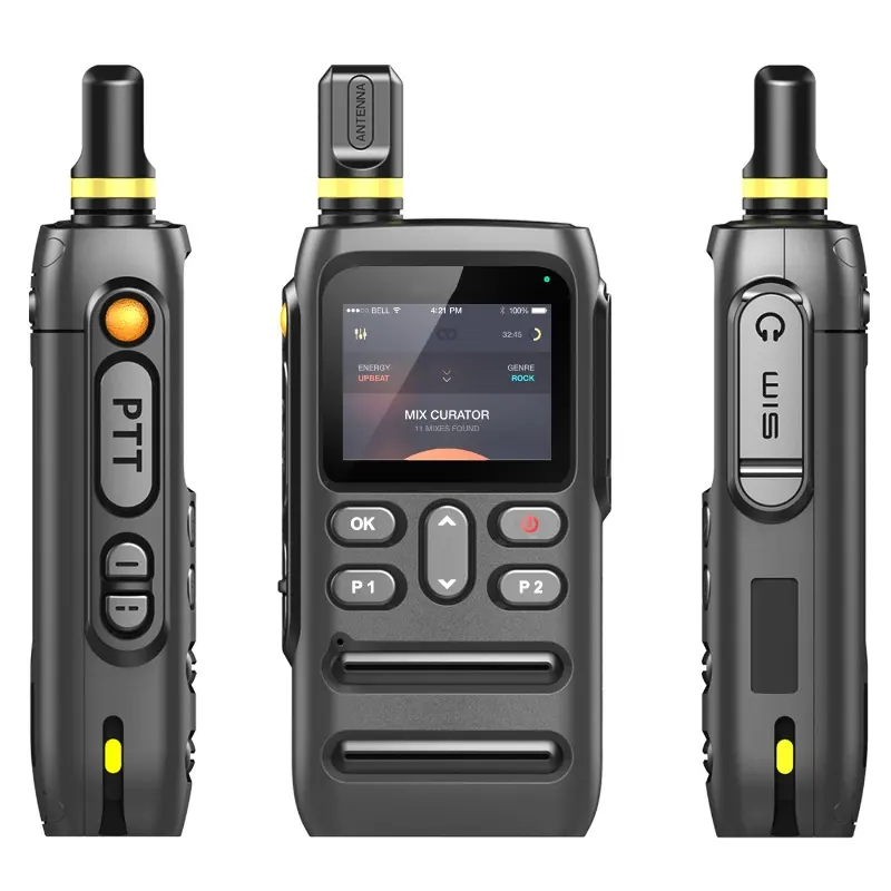 Radio Zello 4G LTE con WIFI, GPS, talkies, Walkie Talkie PTT REAL, Android, con tarjeta Sim, 100Km, 500Km, llamada de largo alcance