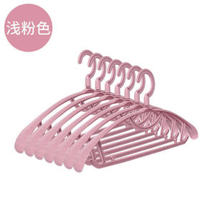 Plastic Clothes Hangers Thickened Non Slip Rotating Coat Hanger For Wardrobe Storage Pink Blue Gray Color Options - Product Image 2