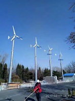 Prix de l'éolienne à bas régime 5kw 10kw 15kw 20kw produits de ventilateur de puissance de l'éolienne à axe horizontal
