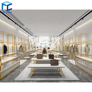 Negozio di lusso da sposa Interior Design abiti da sposa espositore Boutique mobili decorazione negozio di abbigliamento personalizzato Rack