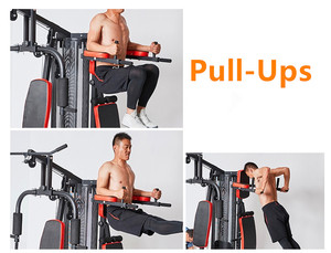 Máquina de Gimnasio Comercial de 4 Estaciones, Gimnasio Multi-Estación XRHD-M411, Equipo de Gimnasio Multi-Estación de 4 Estaciones - Product Image 4