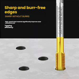 أداة تسنين دقيقة من الفولاذ عالي السرعة للألمنيوم والنحاس والمعادن اللينة M3 M4 M5 بتشطيب لامع - Product Image 3