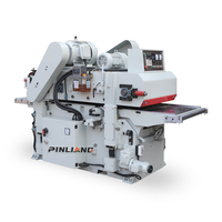PINLIANG Mesin Planer Kayu Otomatis 2 Sisi 630mm Mesin Planer Dua Sisi untuk Kayu Solid