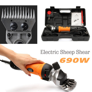 Electric Wool <b>Shears</b> 690W Adjustable Speed Corded Industrial Grade For <b>Sheep</b> Goats Alpacas Pets Stainless Steel Blades - Product Image 3