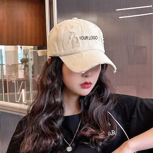 Chất lượng cao rửa Mũ bóng chày để làm cho cũ vịt cap bị hỏng cong Cap Visor Visor bán sỉ biểu tượng tùy chỉnh